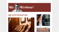 Desktop Screenshot of dieworkwear.com