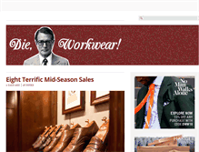 Tablet Screenshot of dieworkwear.com